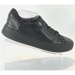 Kizik Vegas Hands-Free Sneakers Men's Sz 11.5M Black Leather Comfort Shoes